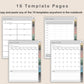 Digital Checkbook Register - Portrait - Muted