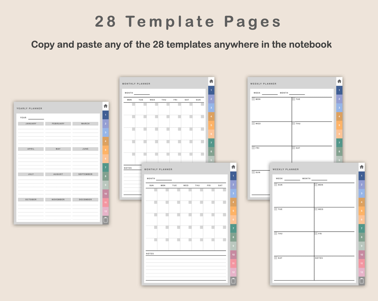 Digital Podcast Planner - Spring