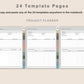Digital Project Planner - Portrait - Muted