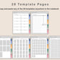 Digital Reading Planner - Portrait - Spring
