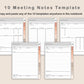 Digital Meeting Notes - Portrait - Neutral