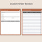 Digital Small Business Planner - Coffee Brown