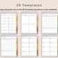 Digital Quilting Planner - Warm