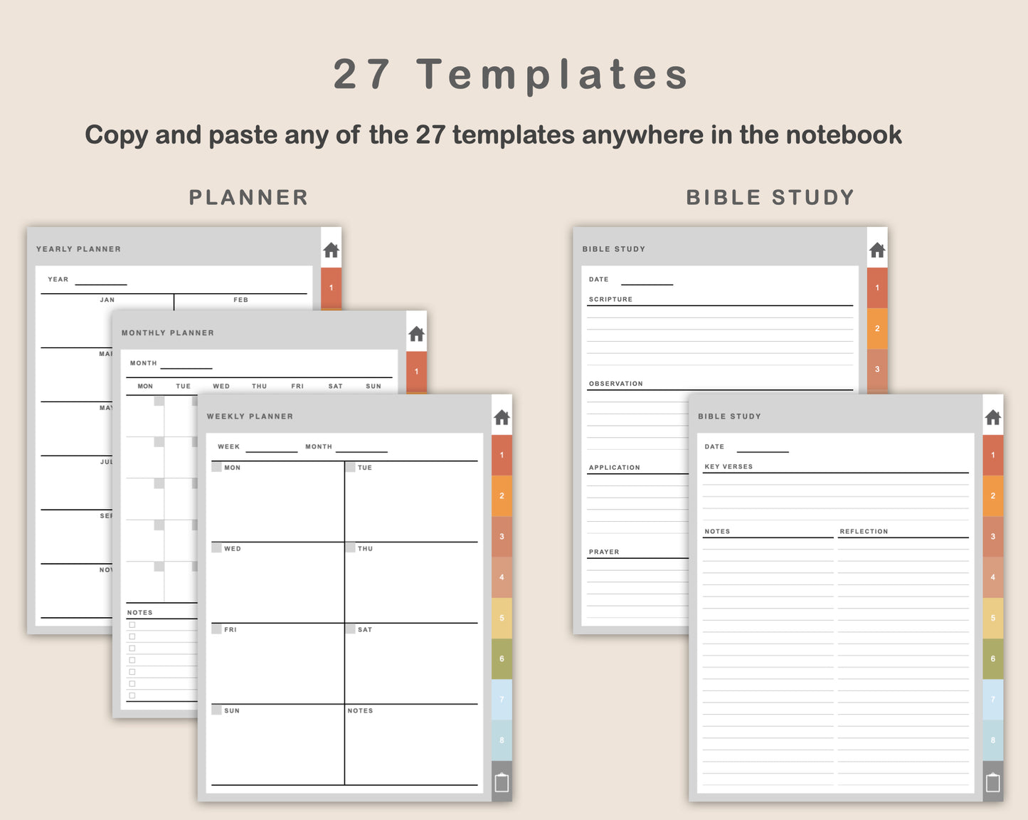Digital Faith Planner - Autumn