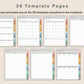 Digital Child Custody Planner - Boho