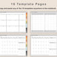 Digital Checkbook Register - Landscape - Autumn