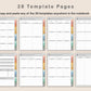 Digital Cleaning Planner - Boho