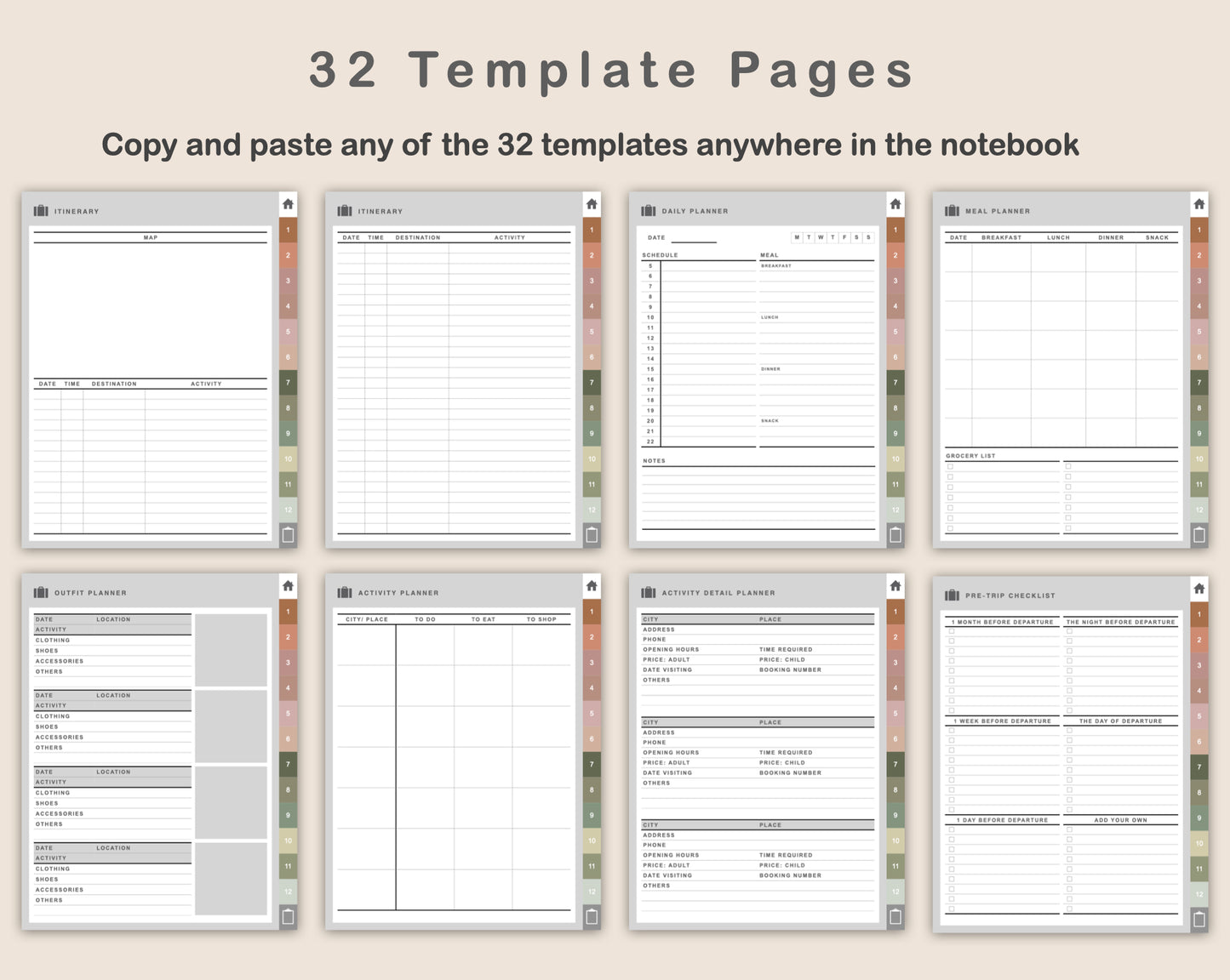 Digital Travel Planner - Portrait - Neutral