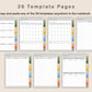 Digital Child Custody Planner - Bright