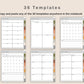 Digital Craft Planner - Boho