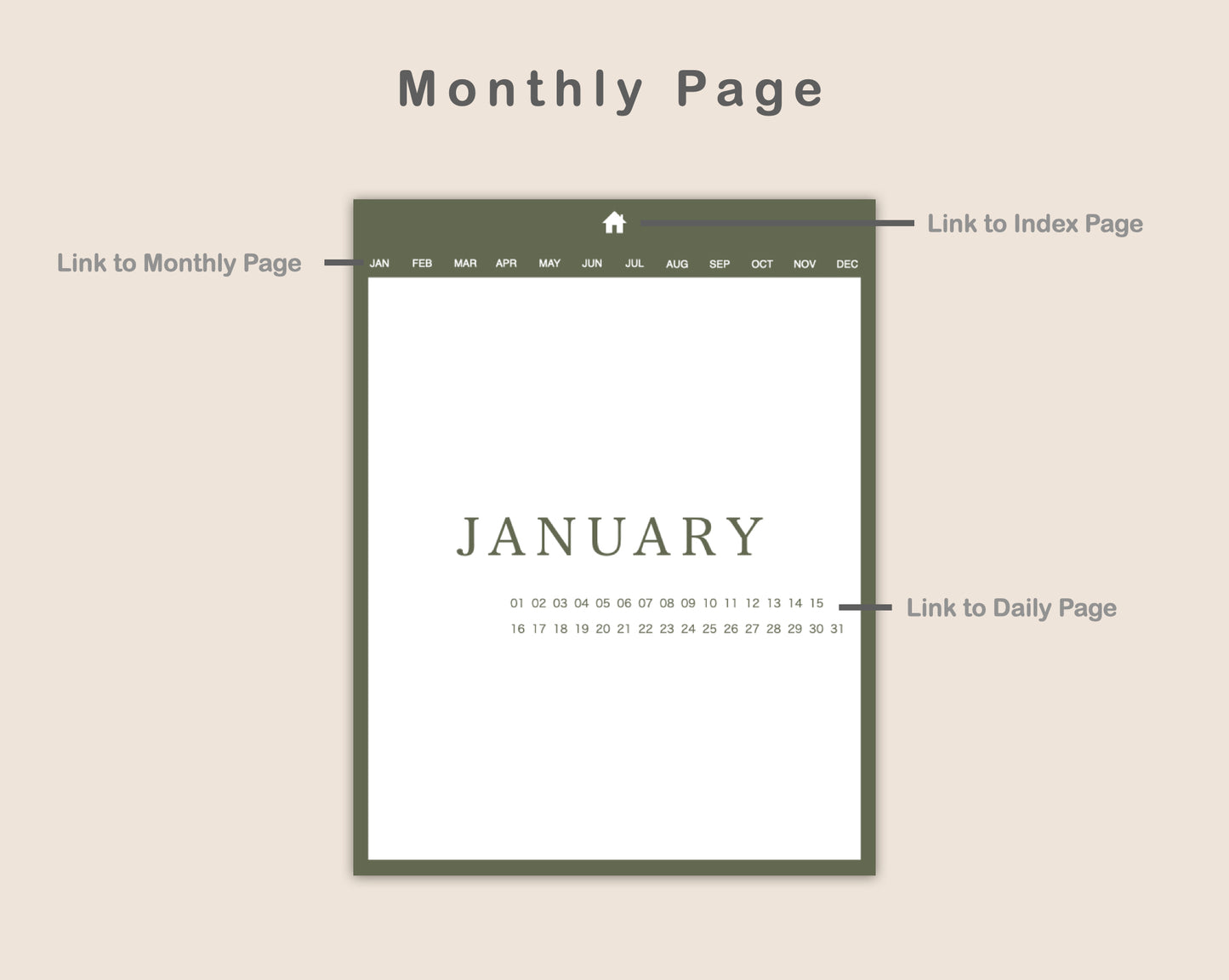 365 Day Journal - Neutral