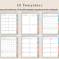 Digital Sewing Planner - Pastel