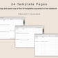 Digital Project Planner - Landscape - Muted