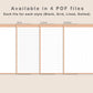 Digital Bullet Journal 200 Pages - Portrait - Brown