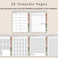 Digital Reading Planner - Portrait - Neutral
