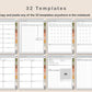 Digital Cross Stitch Planner - Boho