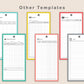Digital Phone Planner - Colorful