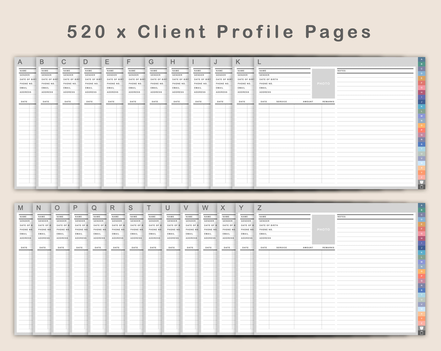 Digital Client Book - Landscape - Spring