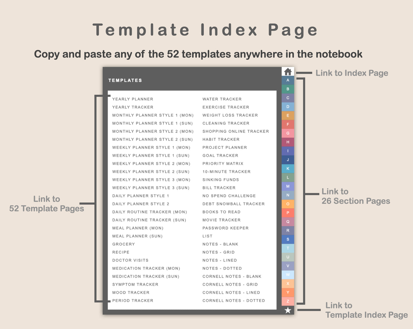 DIY Digital Planner - Portrait - Spring