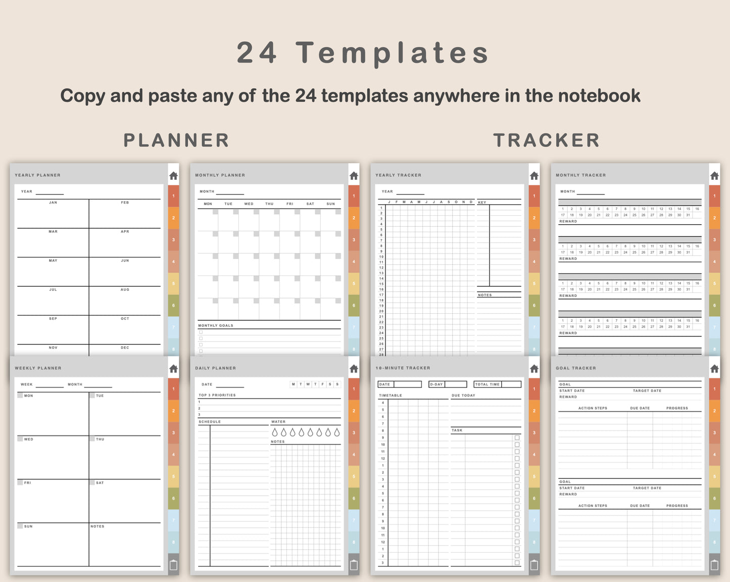 Digital Vocabulary Notebook - Autumn