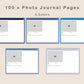 100 Digital Photo Album - Classic Blue