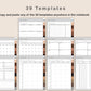 Digital Self Care Planner - Brown