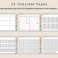Digital Reading Planner - Landscape - Boho