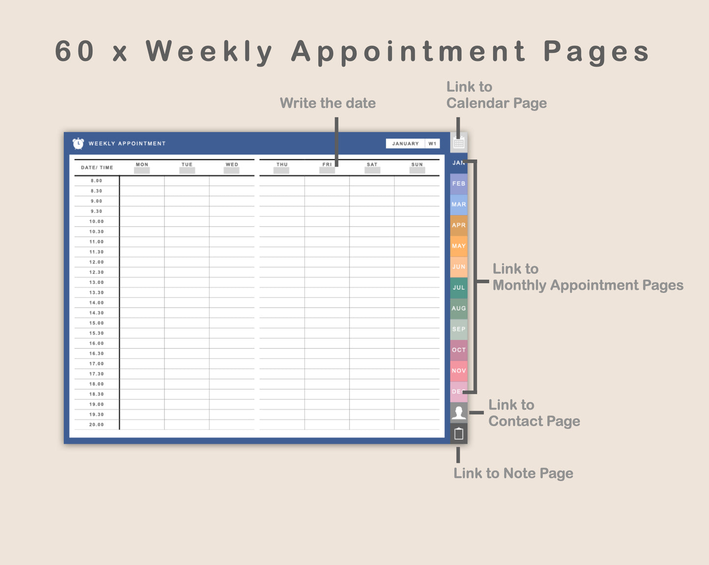 Digital Appointment Planner - Spring