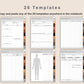 Digital Sewing Planner - Brown