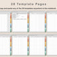 Digital Reading Planner - Portrait - Boho