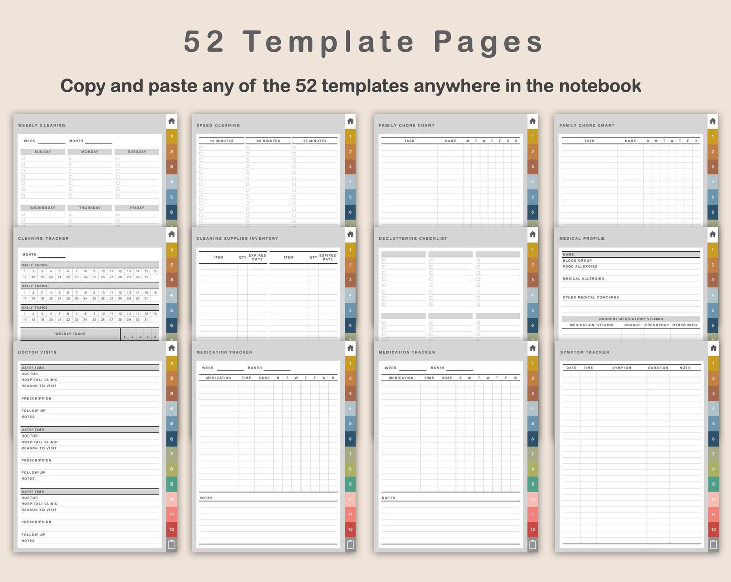 Digital Mom Planner - Modern