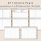 Digital Reading Planner - Landscape - Boho