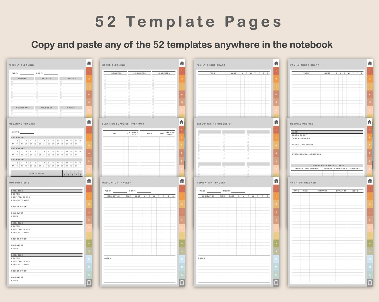 Digital Mom Planner - Autumn