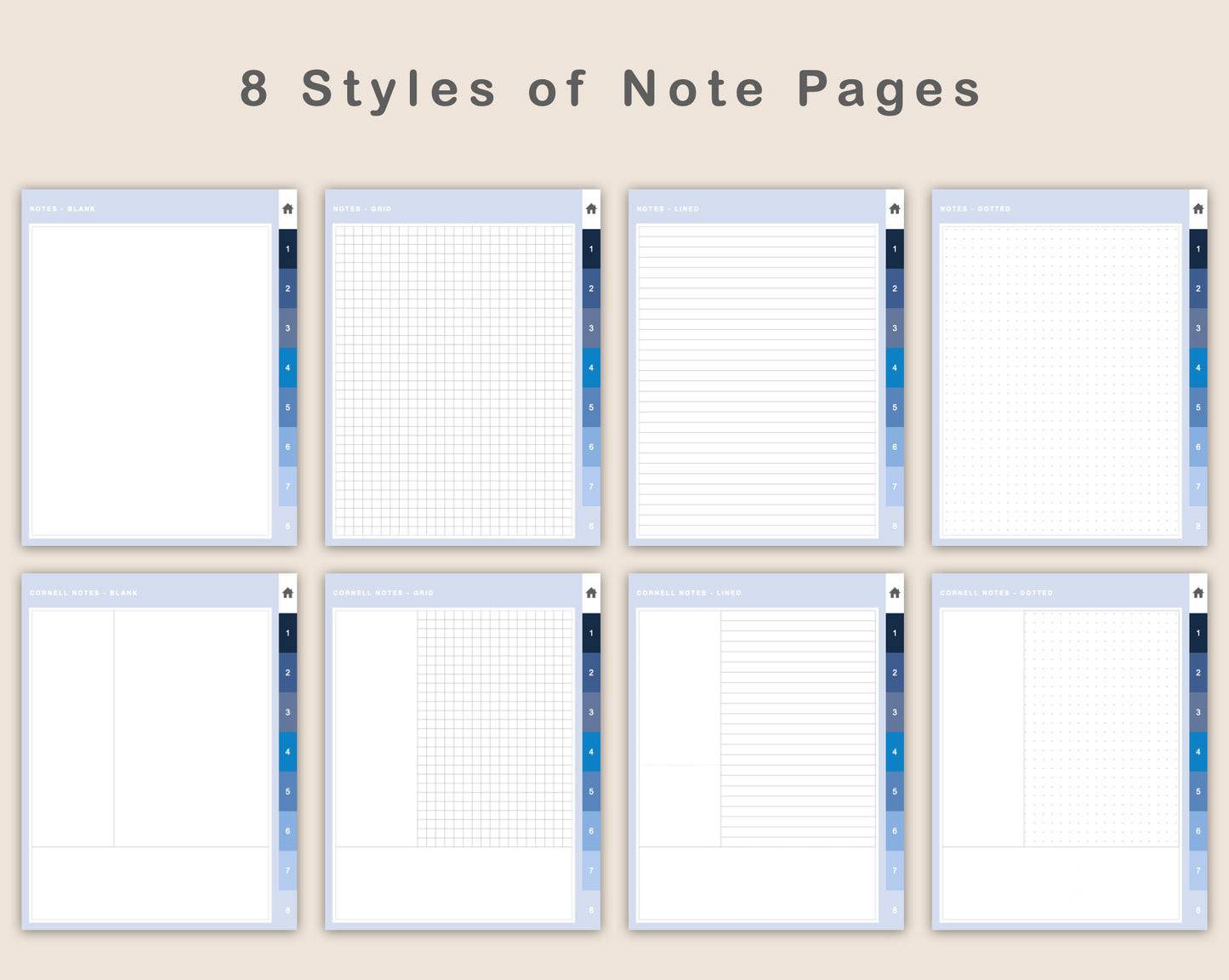 Digital Therapy Journal - Classic Blue