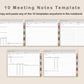 Digital Meeting Notes - Landscape - Earthy