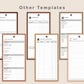 Digital Phone Planner - Brown Coffee