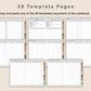 Digital Reading Planner - Landscape - Neutral