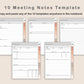 Digital Meeting Notes - Portrait - Neutral
