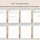 Digital Cross Stitch Planner - Warm