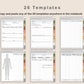 Digital Knitting Planner - Boho
