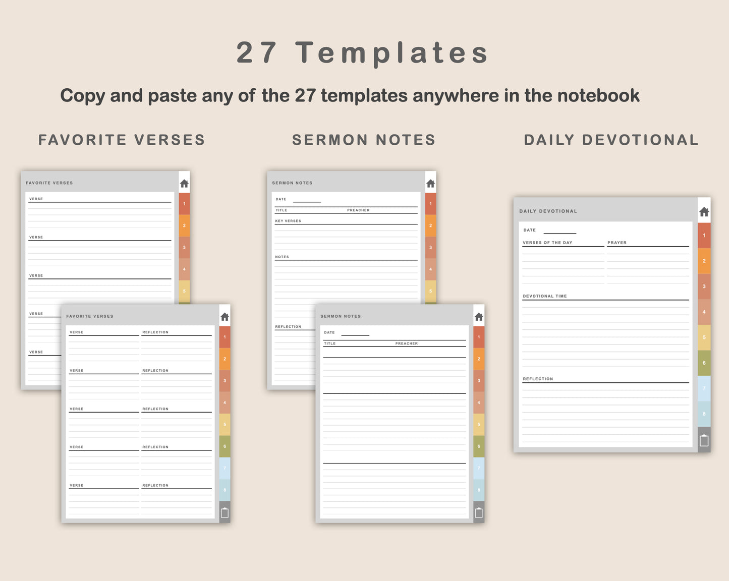Digital Faith Planner - Autumn