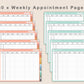 Digital Appointment Planner - Boho