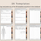 Digital Knitting Planner - Brown