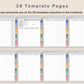 Digital Reading Planner - Portrait - Spring