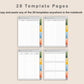 Digital Cleaning Planner - Bright