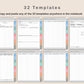 Digital Cross Stitch Planner - Pastel