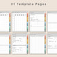 Digital Social Media Planner - Boho