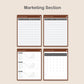 Digital Small Business Planner - Coffee Brown