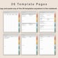 Digital Child Custody Planner - Boho