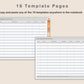 Digital Checkbook Register - Landscape - Autumn